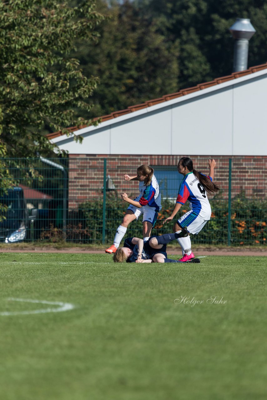 Bild 321 - B-Juniorinnen Krummesser SV - SV Henstedt Ulzburg : Ergebnis: 0:3